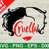 Cruella Face SVG