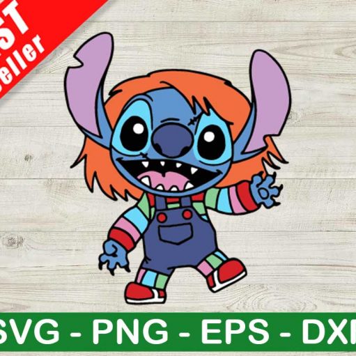 Halloween Chucky Stitch SVG, Stitch SVG, Disney Halloween SVG