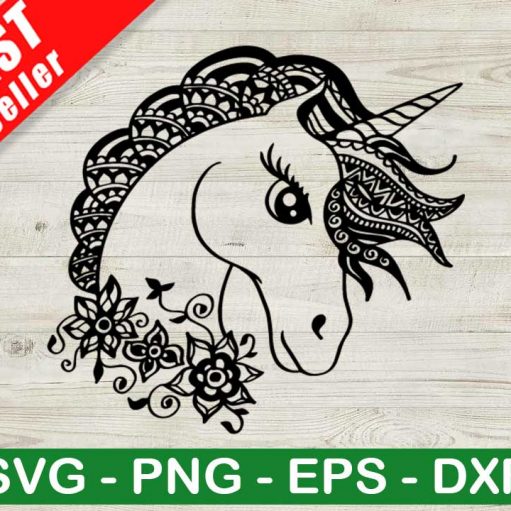 Mandala Horse SVG