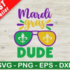 Mardi Gras Dude SVG