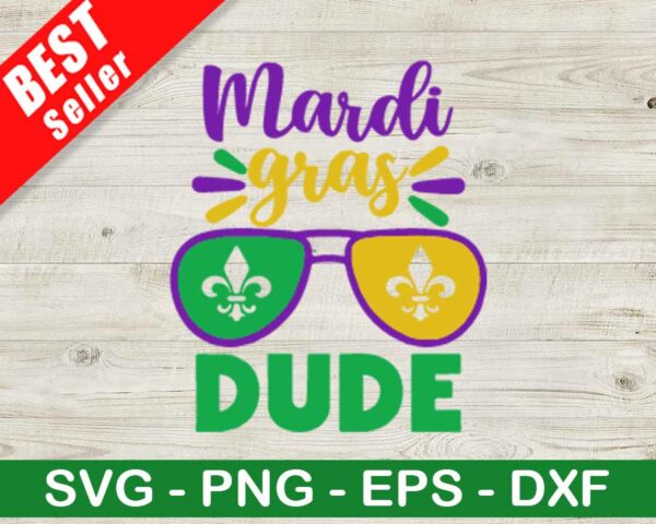 Mardi Gras Dude SVG