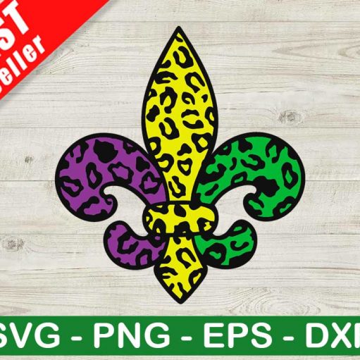 Mardi gras Fleur De Lis SVG