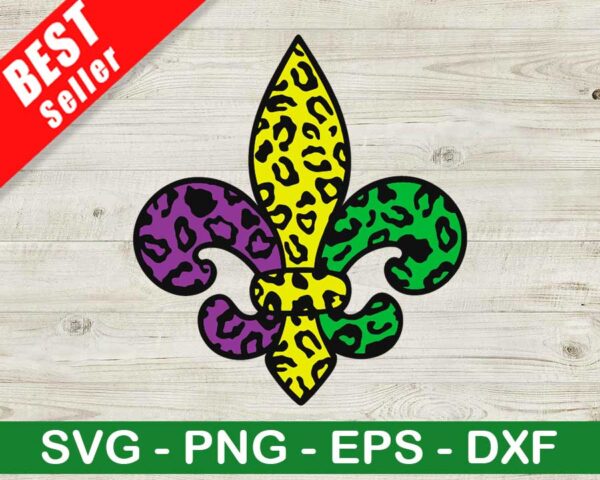 Mardi gras Fleur De Lis SVG