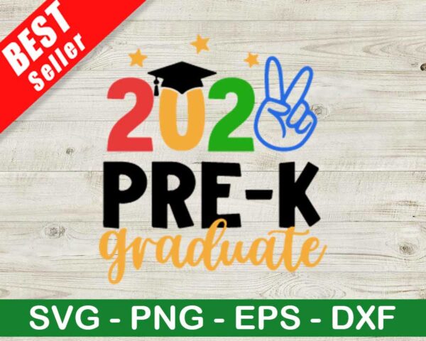 2022 Pre K Graduate SVG