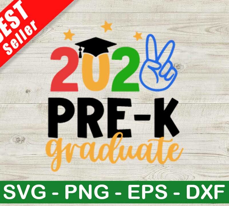 2022 Pre K Graduate SVG