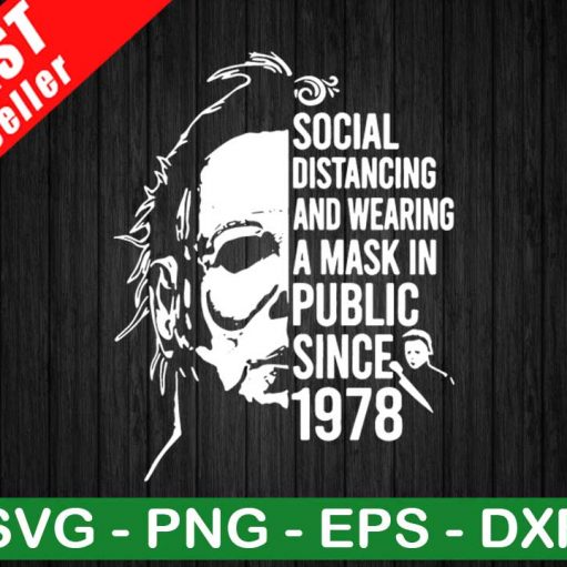 Michael Myers Social Distancing SVG, Michael Myers SVG, Halloween SVG