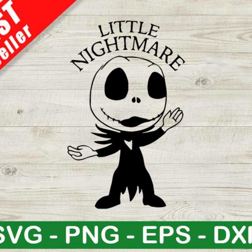 Jack Skellington Little Nightmare SVG