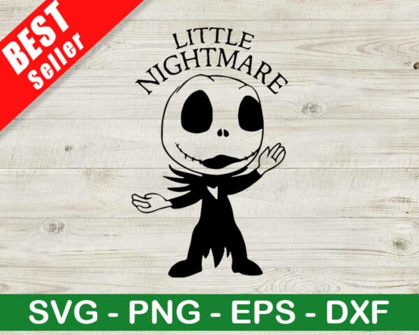 Jack Skellington Little Nightmare SVG