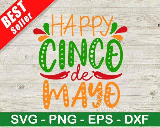 Happy Cinco De Mayo Svg