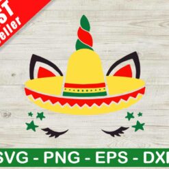 Cinco De Mayo Unicorn SVG
