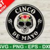 Cinco De Mayo Skull SVG