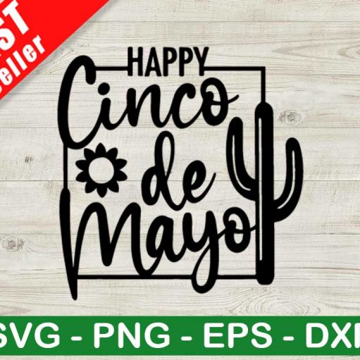 Cinco De Mayo Cactus SVG