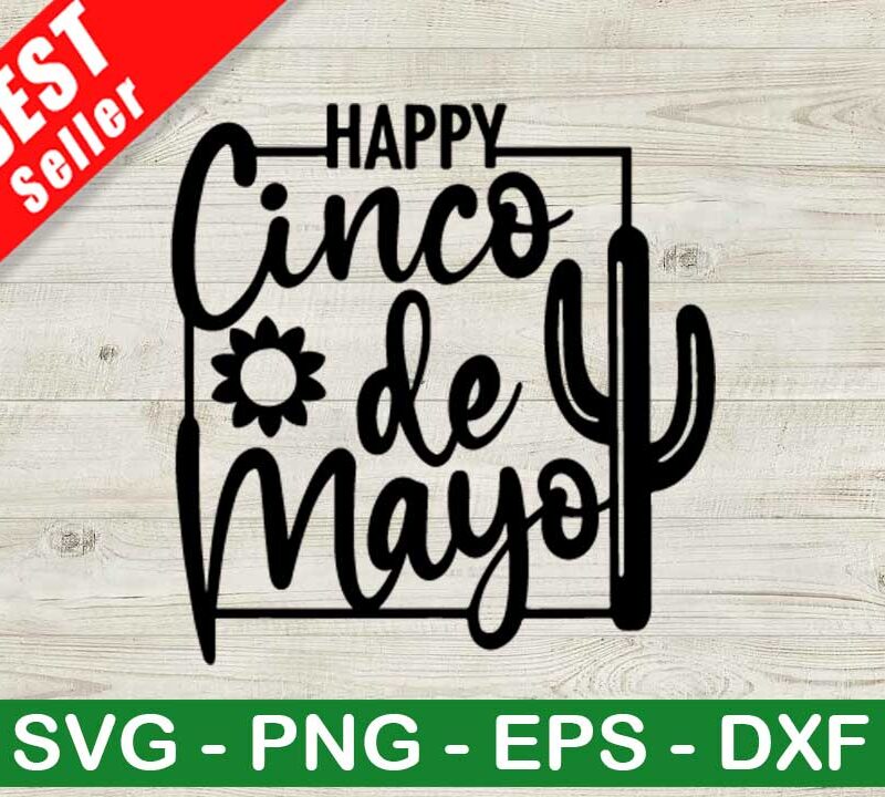 Cinco De Mayo Cactus SVG