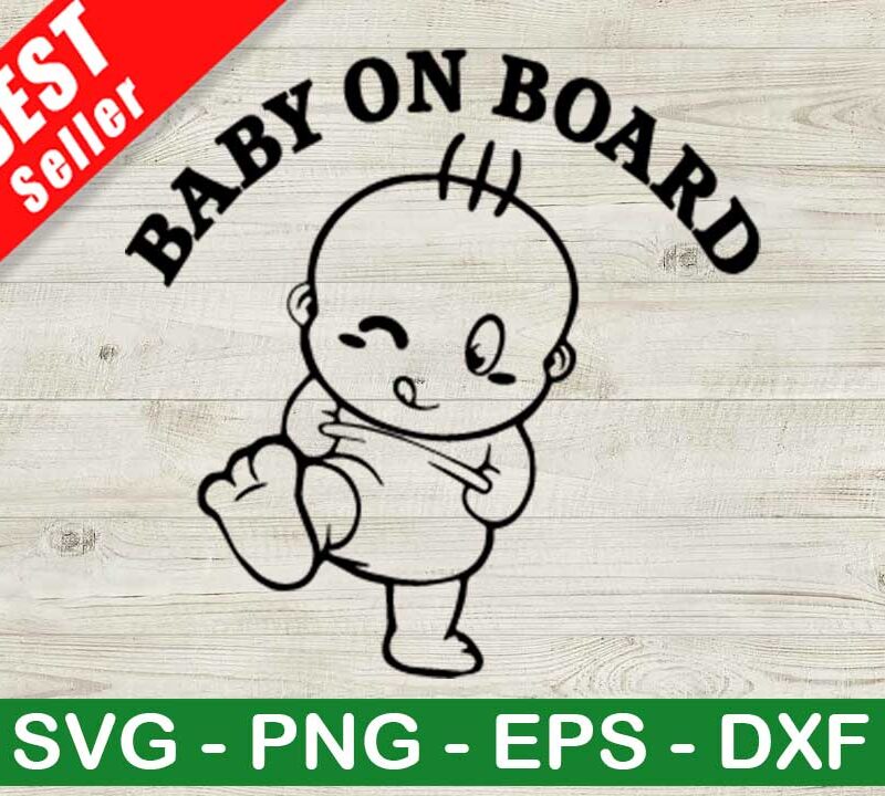 Baby On Board SVG
