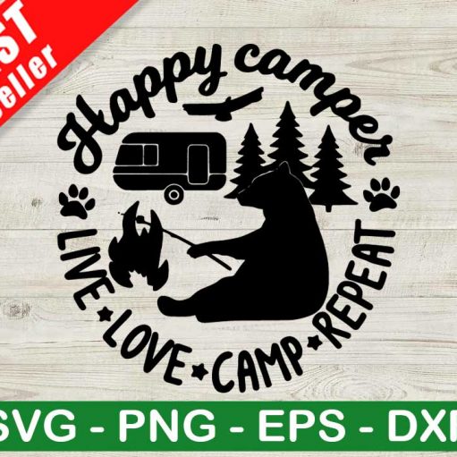 Happy Camper SVG