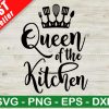 Queen Of The Kitchen Svg