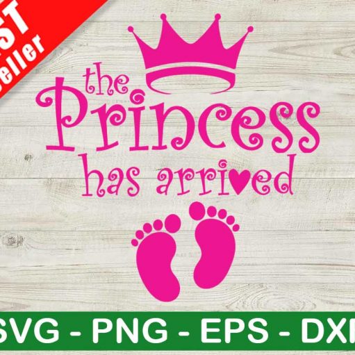 The Princess Has Arrived SVG, Princess SVG, Disney SVG