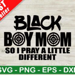 Black Boy Mom SVG