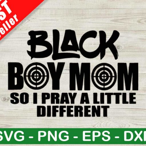 Black Boy Mom Svg