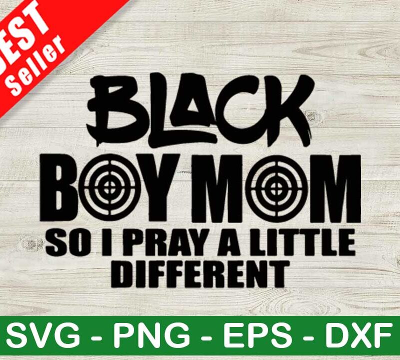 Black Boy Mom SVG