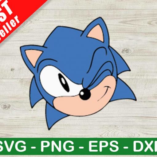 Sonic Face SVG