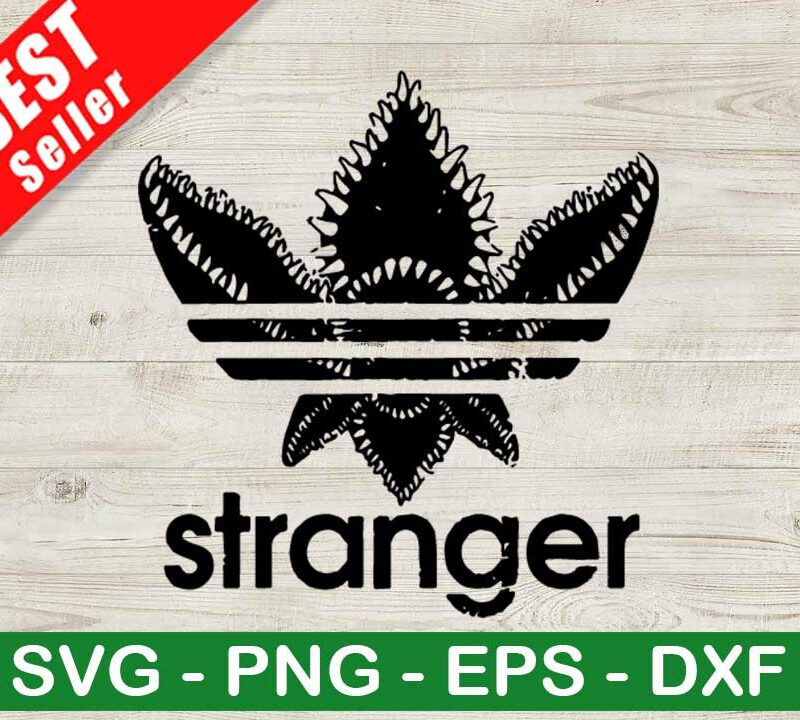 Stranger Things Adidas Logo SVG
