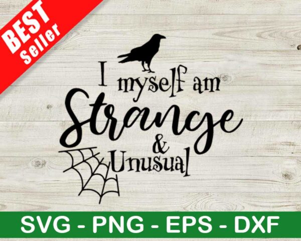 Strange And Unusual SVG, Beetlejuice SVG, Halloween Movies SVG