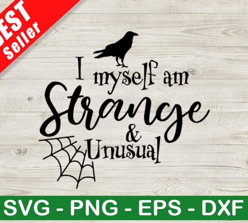 Strange And Unusual SVG, Beetlejuice SVG, Halloween Movies SVG