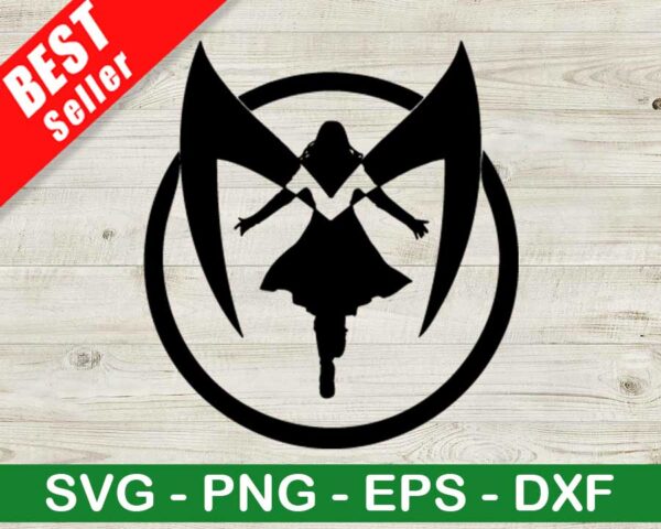 Scarlet Witch Logo SVG
