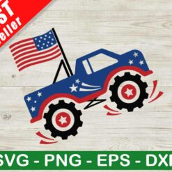 Independence Monster Truck SVG