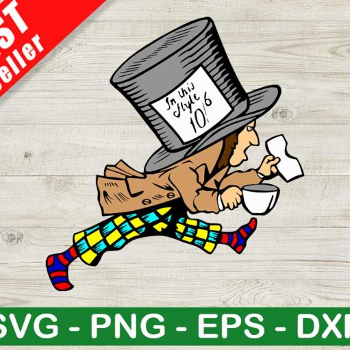 Disney Mad Hatter SVG