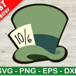 Disney Mad Hatter Hat SVG