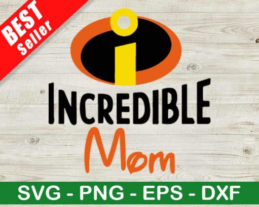 Disney Incredible Mom SVG