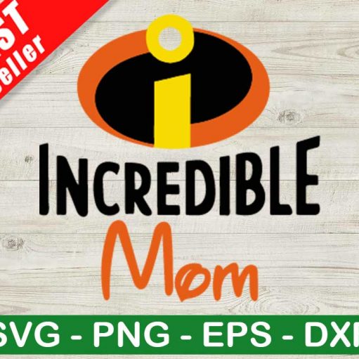 Disney Incredible Mom SVG