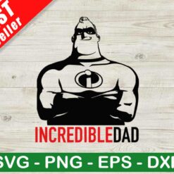 Disney Incredible Dad SVG