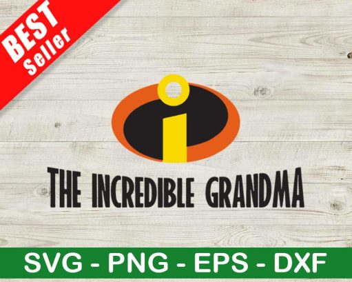 The Incredible Grandma SVG