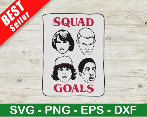 Stranger Things Squad Goals SVG