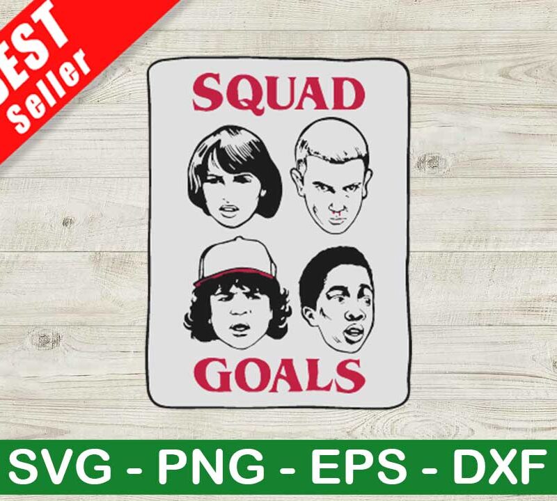 Stranger Things Squad Goals SVG