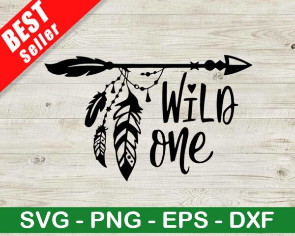 Wild One Arrow SVG