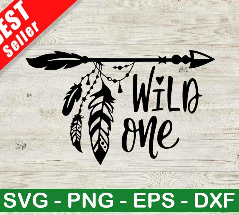Wild One Arrow SVG