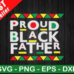 Proud Black Father SVG