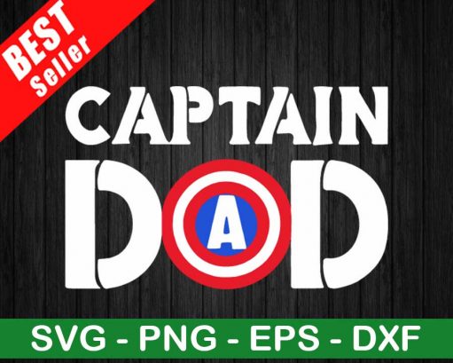 Captain Dad SVG