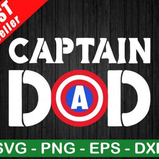 Captain Dad SVG