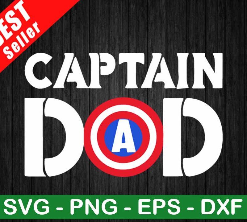 Captain Dad SVG
