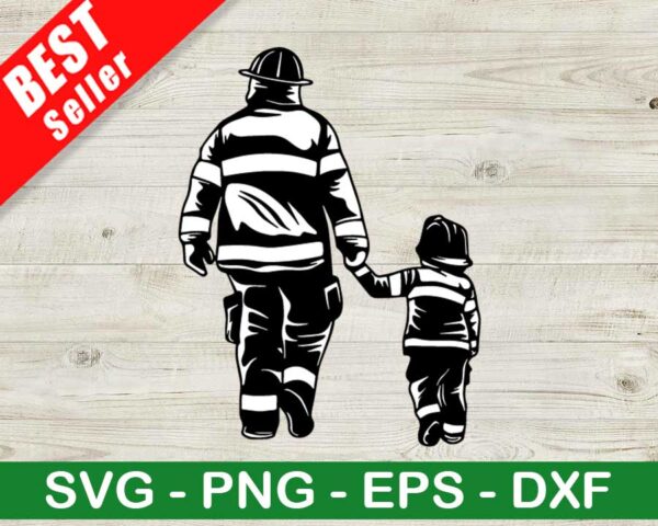 Father And Daughter SVG