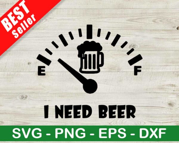 I Need Beer Parameter SVG