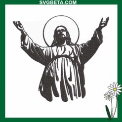Jesus Christ Embroidery Design