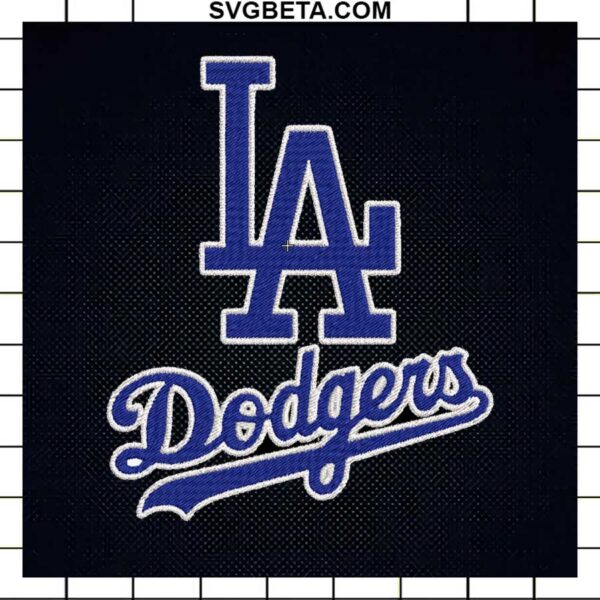 Los Angeles Dodgers Embroidery design