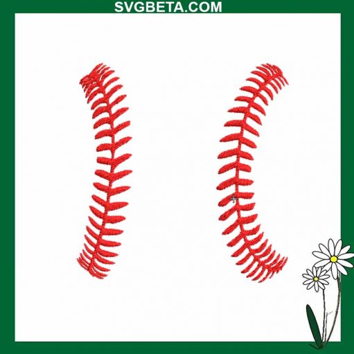 Softball Baseball Embroidery Design