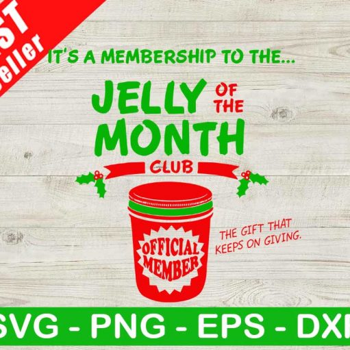 Jelly of the month club SVG